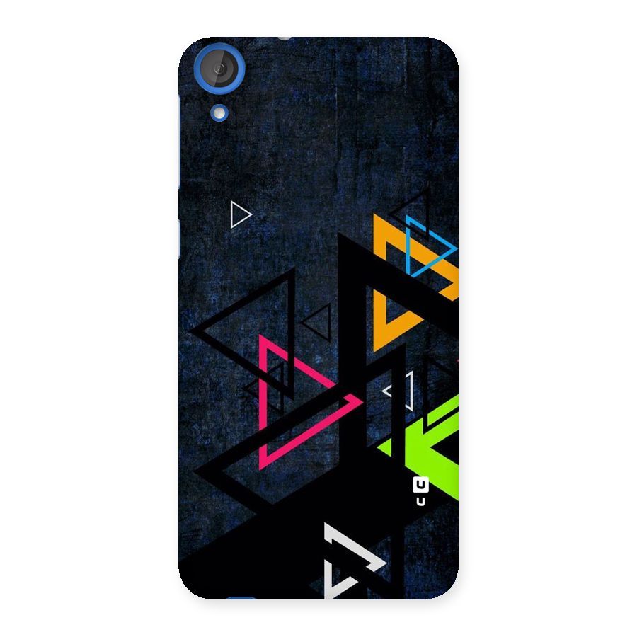 Coloured Triangles Back Case for HTC Desire 820