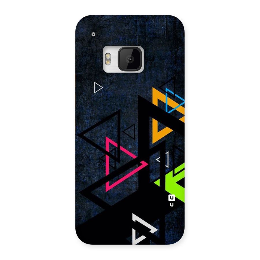 Coloured Triangles Back Case for HTC One M9