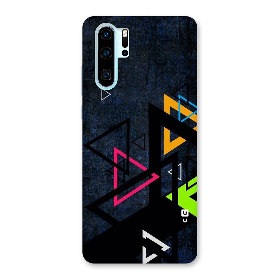 Coloured Triangles Back Case for Huawei P30 Pro