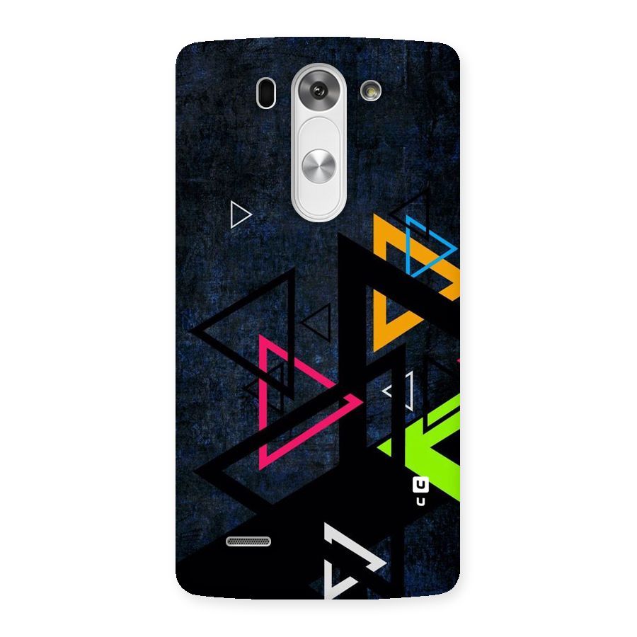 Coloured Triangles Back Case for LG G3 Mini
