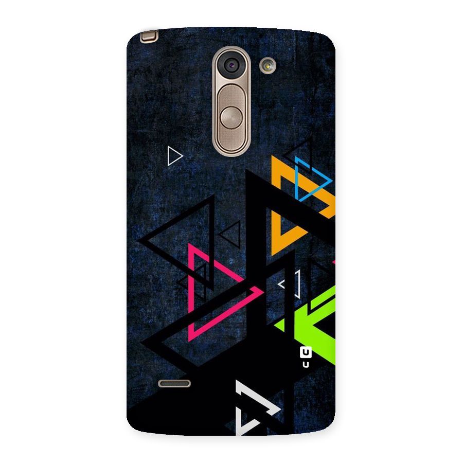 Coloured Triangles Back Case for LG G3 Stylus