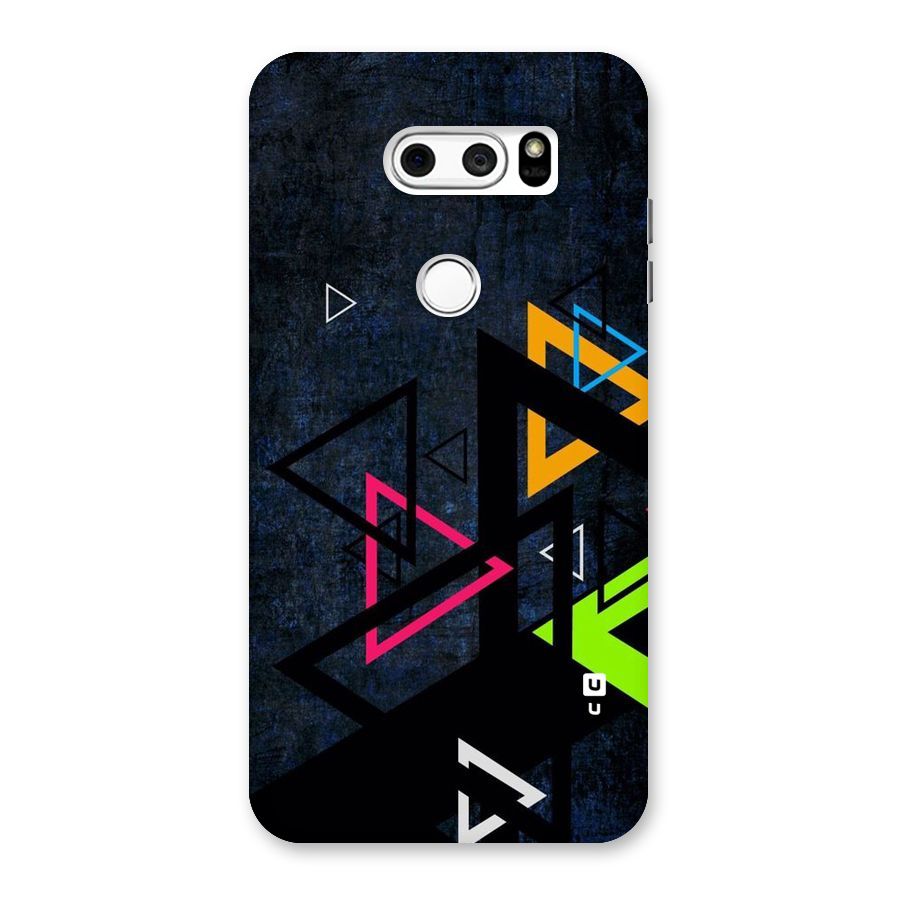 Coloured Triangles Back Case for LG V30