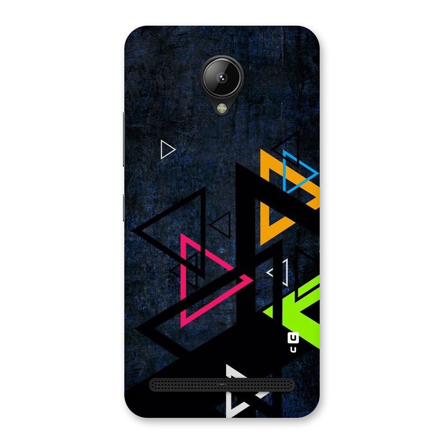 Coloured Triangles Back Case for Lenovo C2