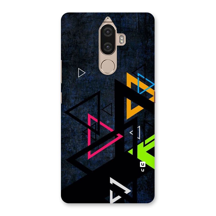 Coloured Triangles Back Case for Lenovo K8 Note