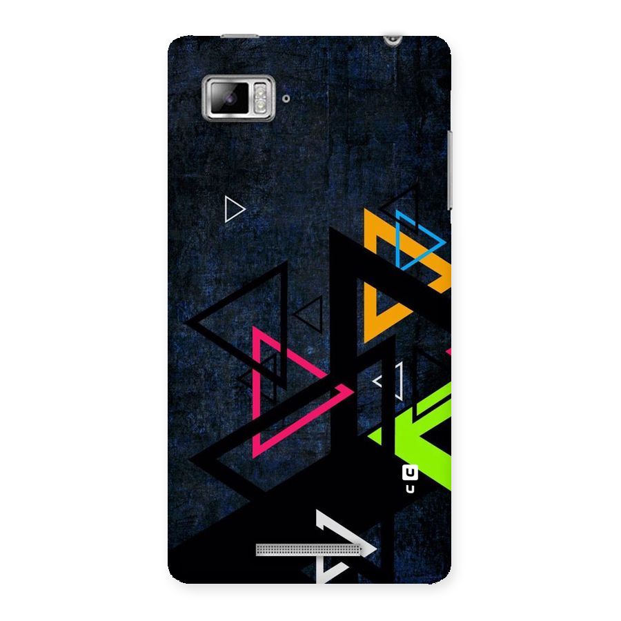 Coloured Triangles Back Case for Lenovo Vibe Z K910