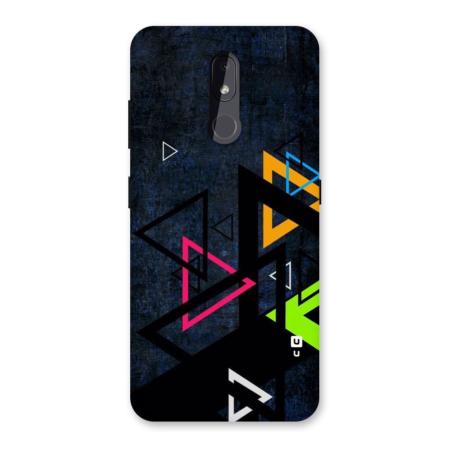 Coloured Triangles Back Case for Nokia 3.2