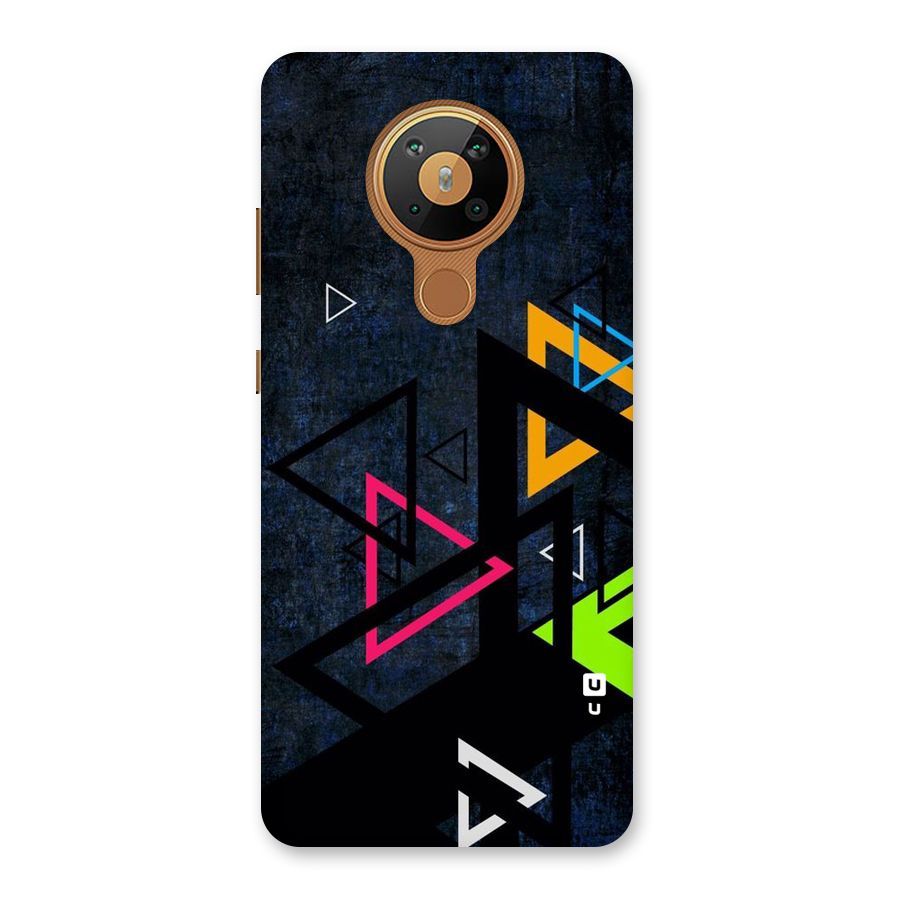 Coloured Triangles Back Case for Nokia 5.3
