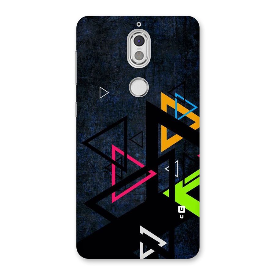 Coloured Triangles Back Case for Nokia 7