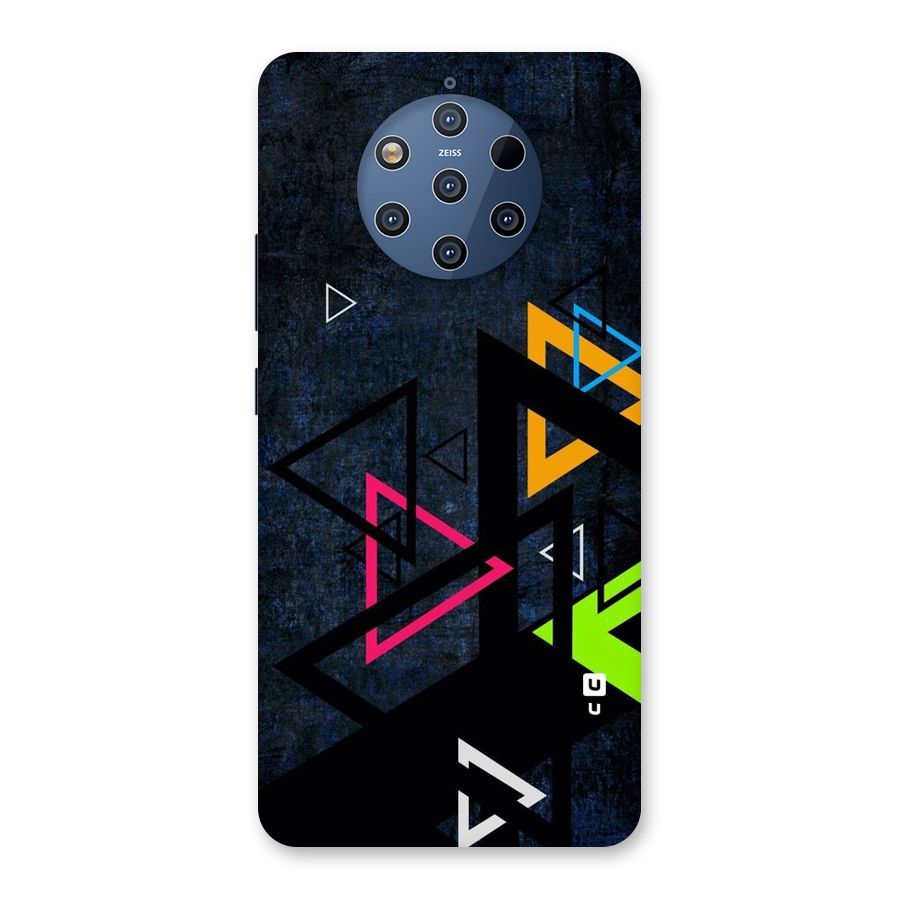 Coloured Triangles Back Case for Nokia 9 PureView