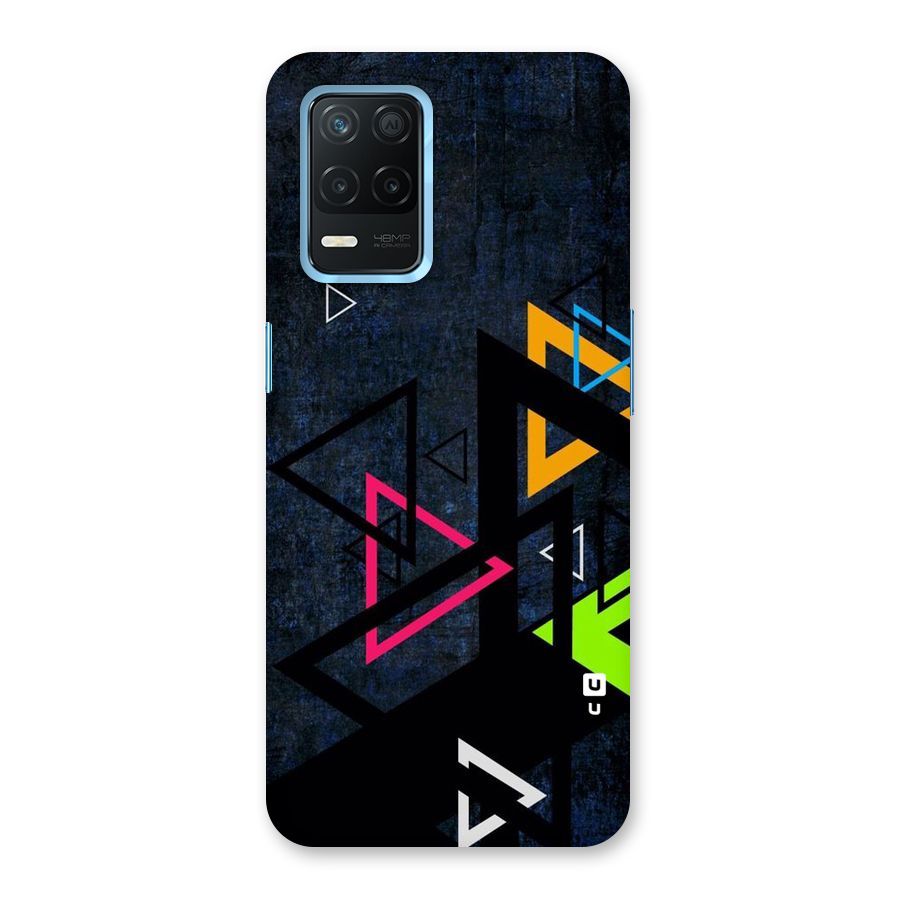 Coloured Triangles Back Case for Realme 8 5G