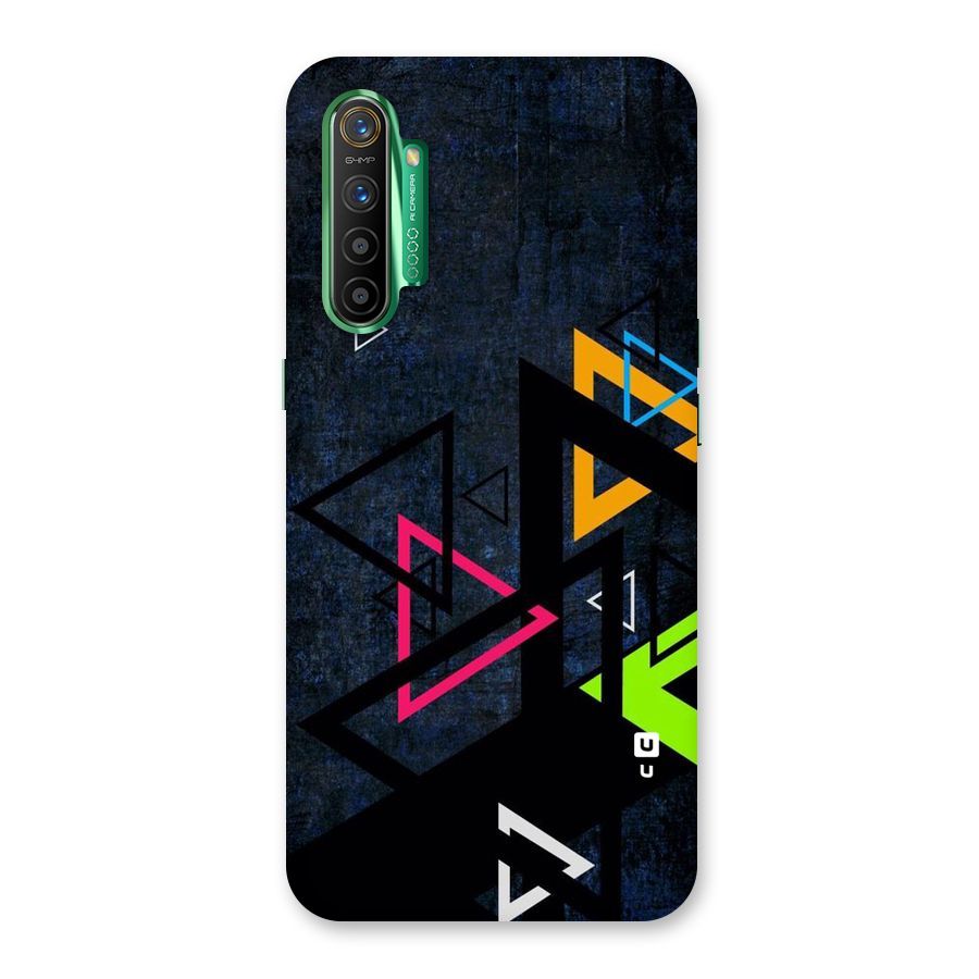 Coloured Triangles Back Case for Realme X2