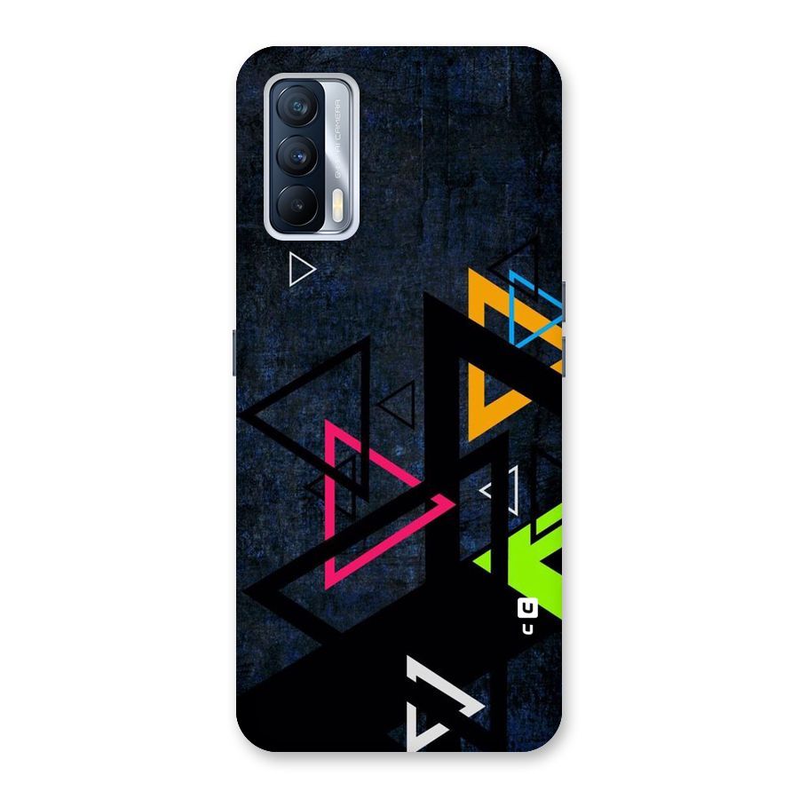 Coloured Triangles Back Case for Realme X7