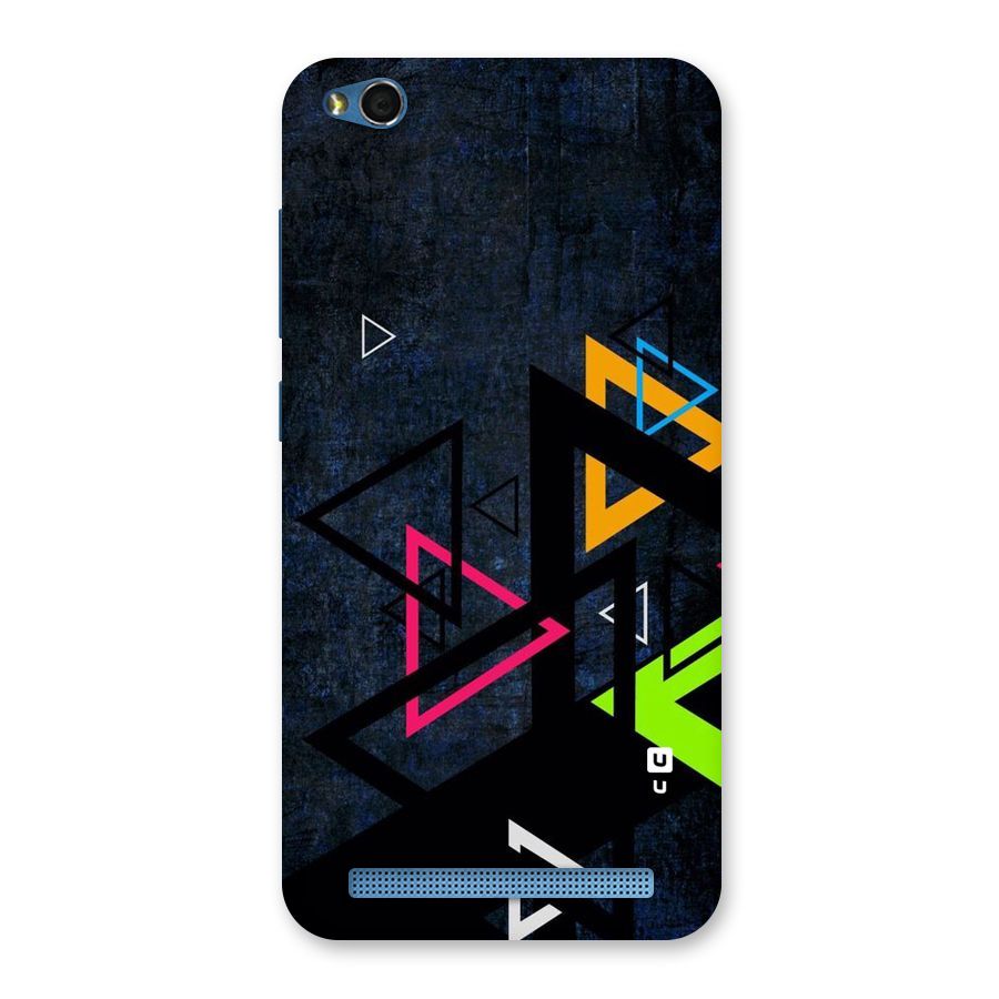 Coloured Triangles Back Case for Redmi 5A