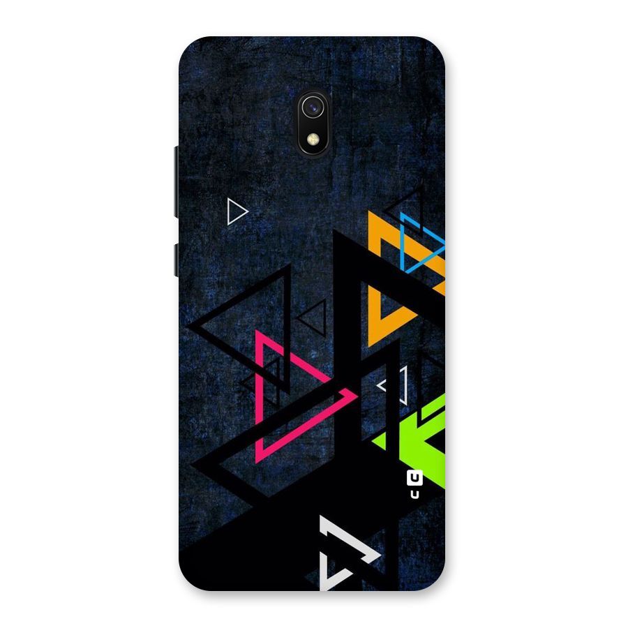 Coloured Triangles Back Case for Redmi 8A