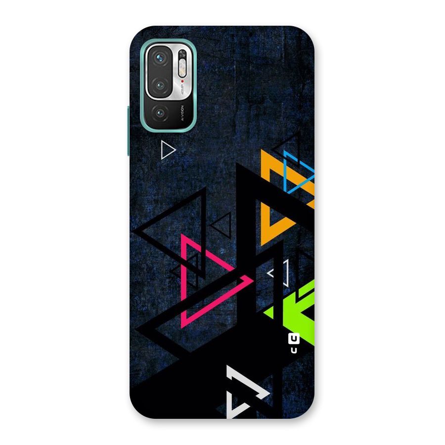 Coloured Triangles Back Case for Redmi Note 10T 5G