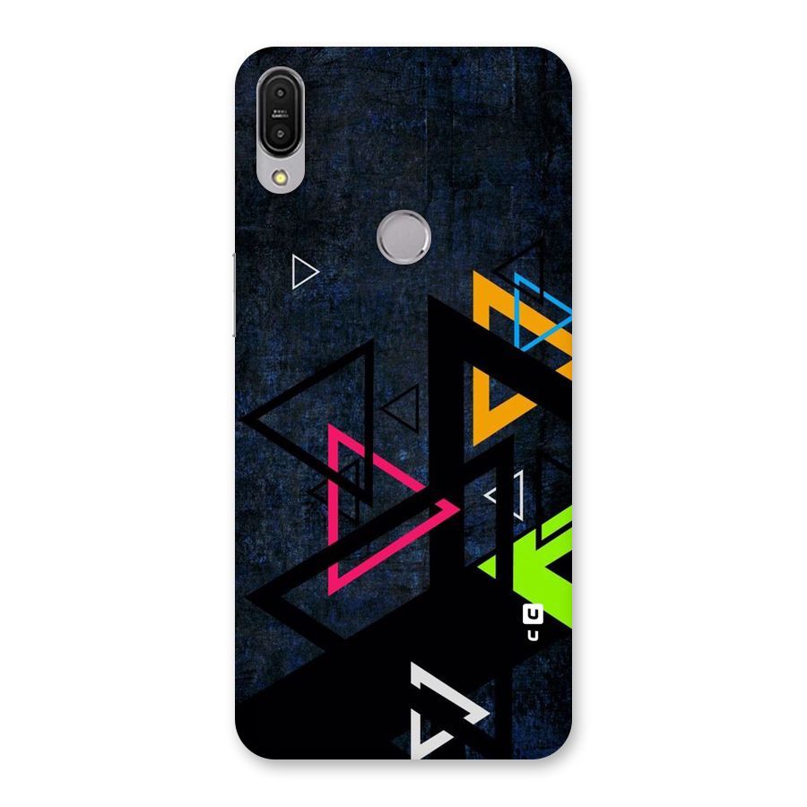 Coloured Triangles Back Case for Zenfone Max Pro M1