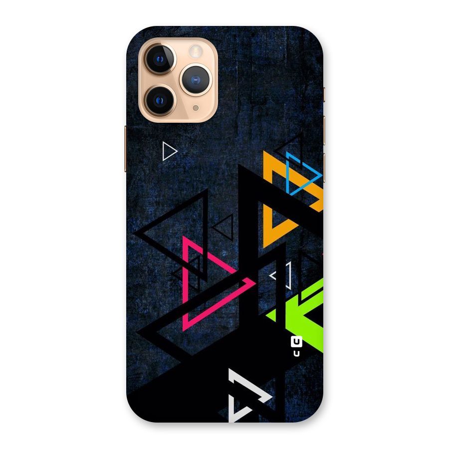 Coloured Triangles Back Case for iPhone 11 Pro