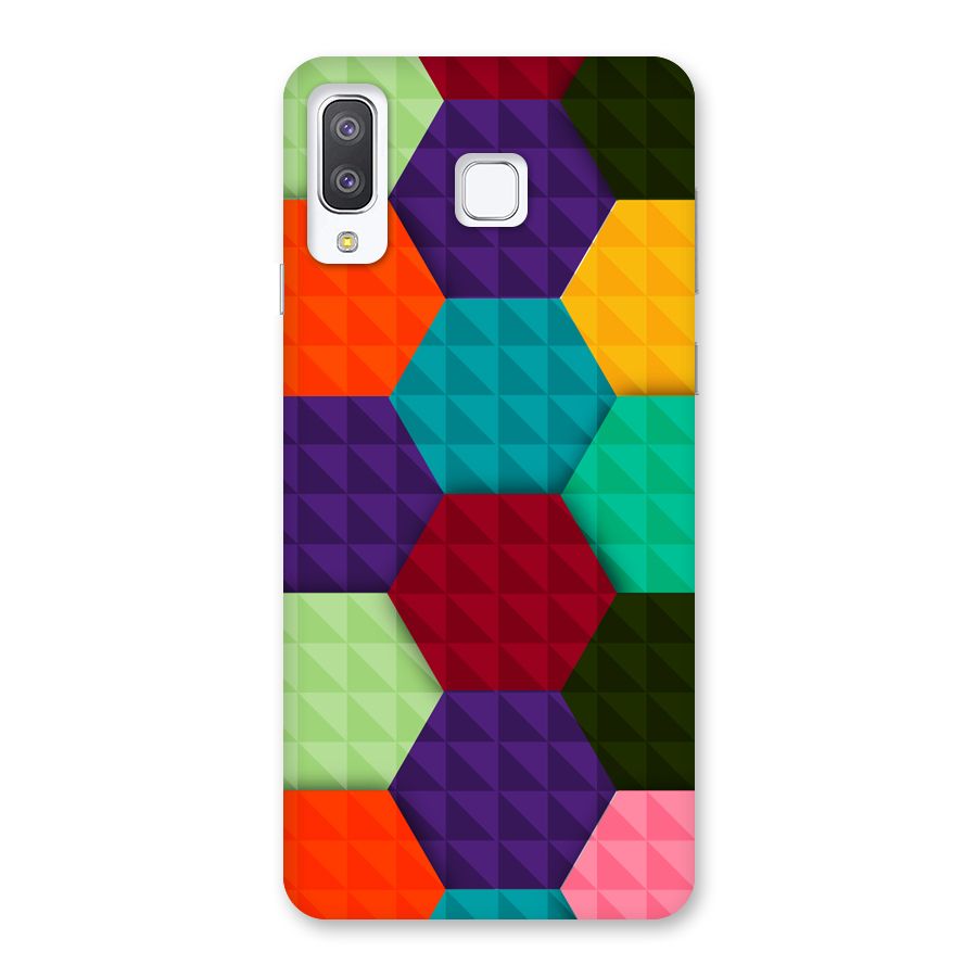 Colourful Abstract Back Case for Galaxy A8 Star