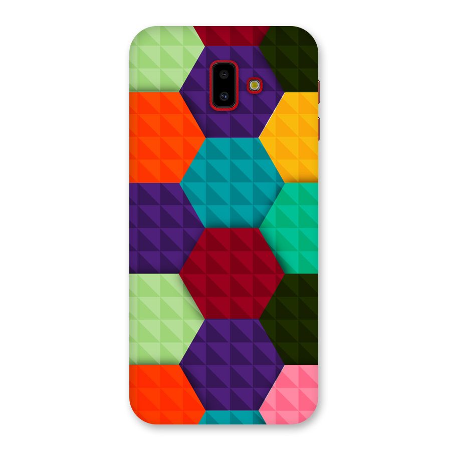 Colourful Abstract Back Case for Galaxy J6 Plus