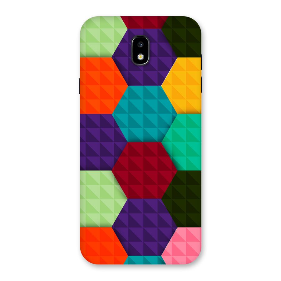 Colourful Abstract Back Case for Galaxy J7 Pro
