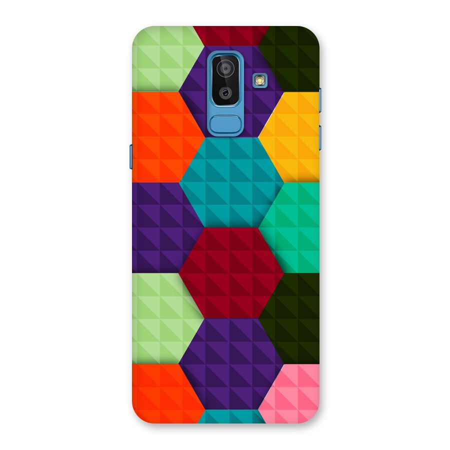 Colourful Abstract Back Case for Galaxy J8