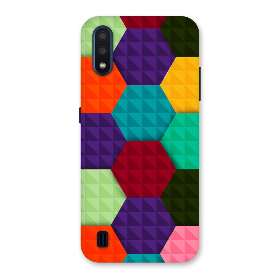 Colourful Abstract Back Case for Galaxy M01