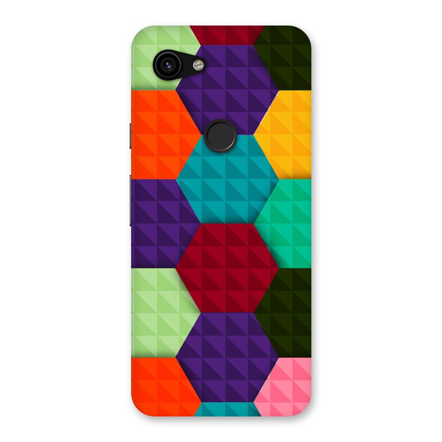 Colourful Abstract Back Case for Google Pixel 3a