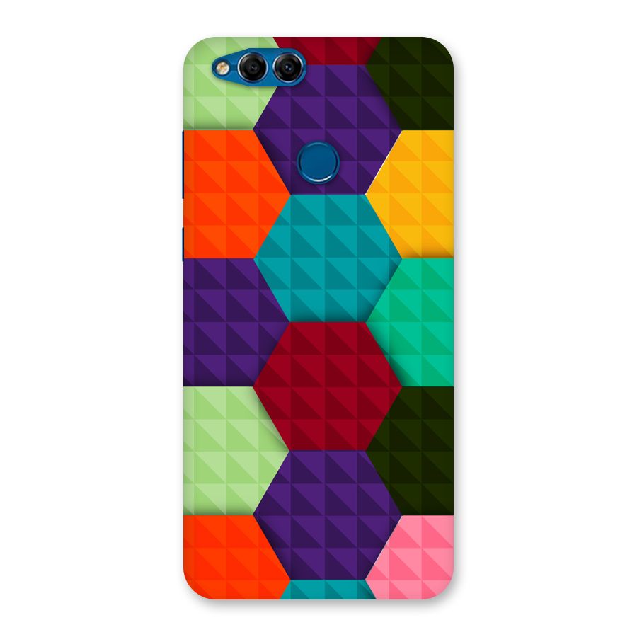 Colourful Abstract Back Case for Honor 7X