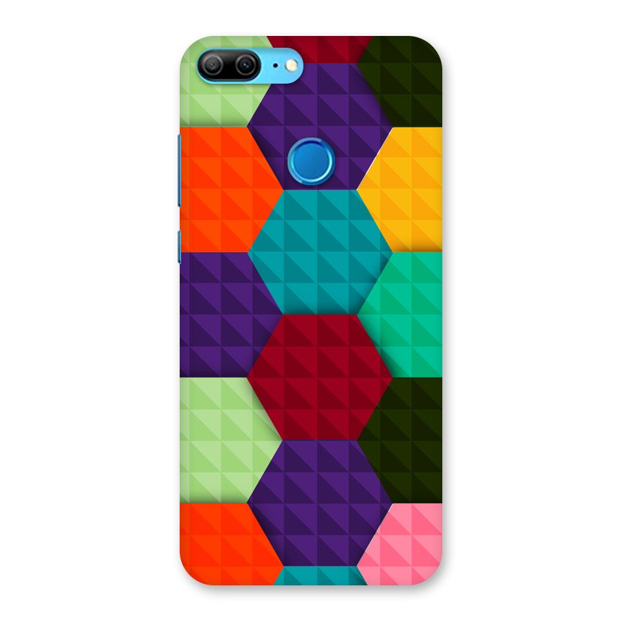 Colourful Abstract Back Case for Honor 9 Lite