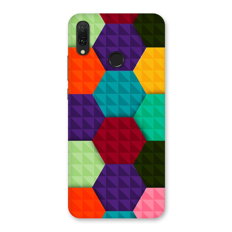 Colourful Abstract Back Case for Huawei Y9 (2019)