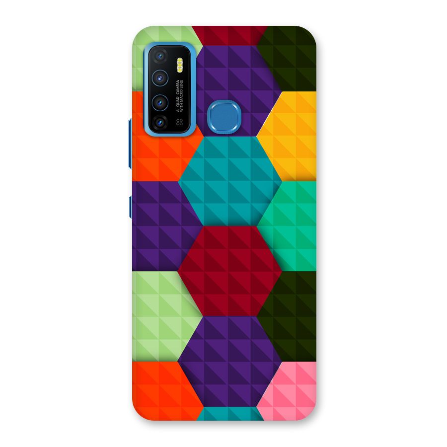 Colourful Abstract Back Case for Infinix Hot 9