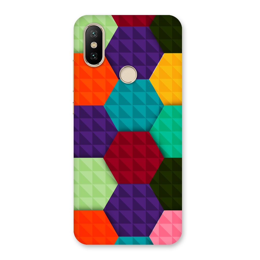 Colourful Abstract Back Case for Mi A2