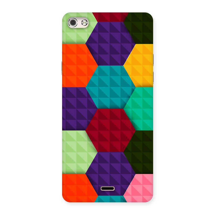 Colourful Abstract Back Case for Micromax Canvas Silver 5