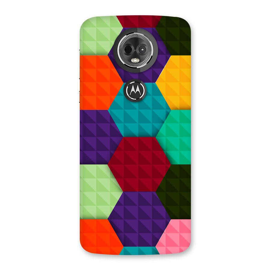 Colourful Abstract Back Case for Moto E5 Plus