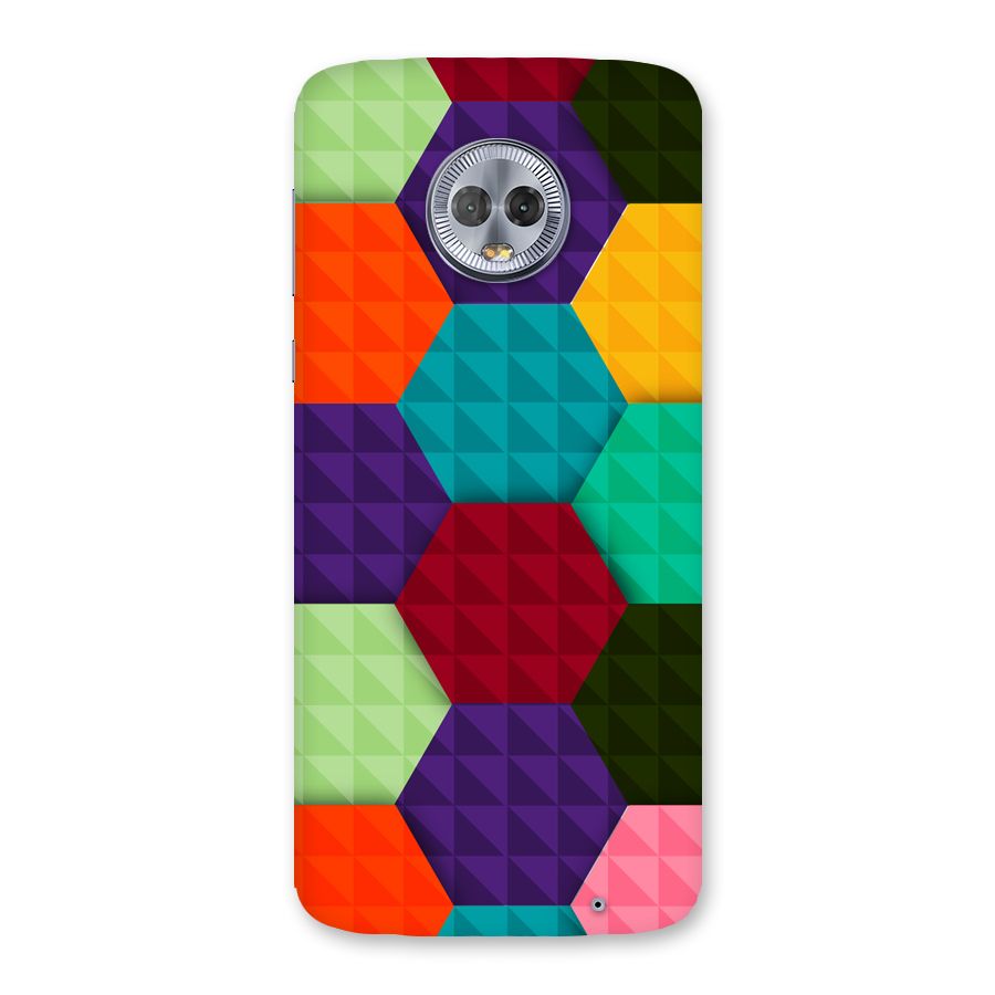 Colourful Abstract Back Case for Moto G6 Plus