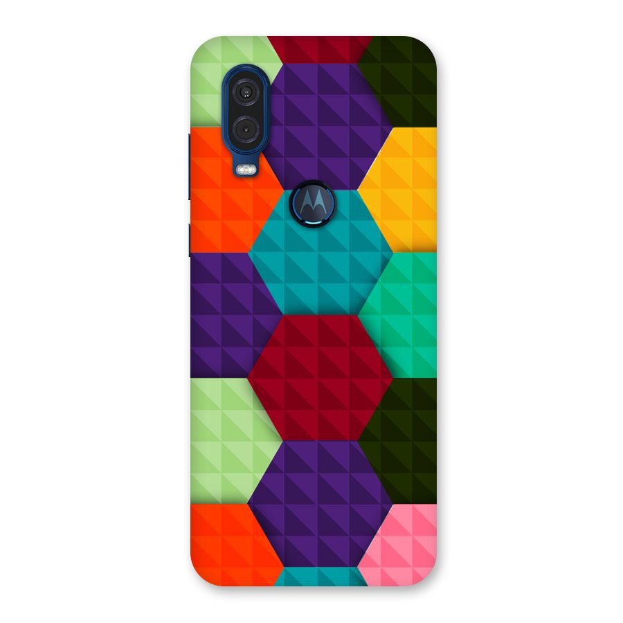 Colourful Abstract Back Case for Motorola One Vision