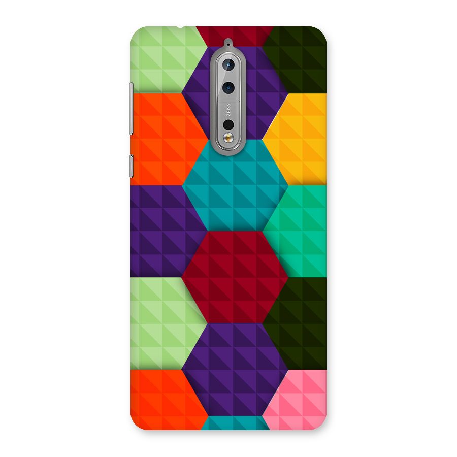 Colourful Abstract Back Case for Nokia 8
