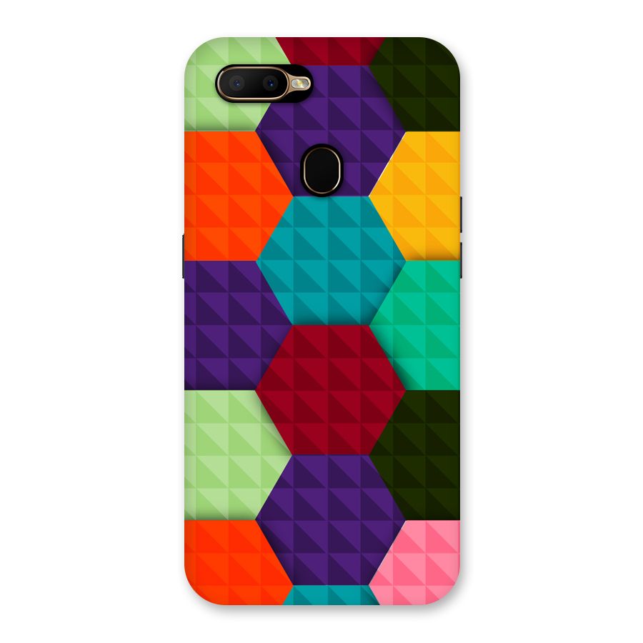 Colourful Abstract Back Case for Oppo A5s