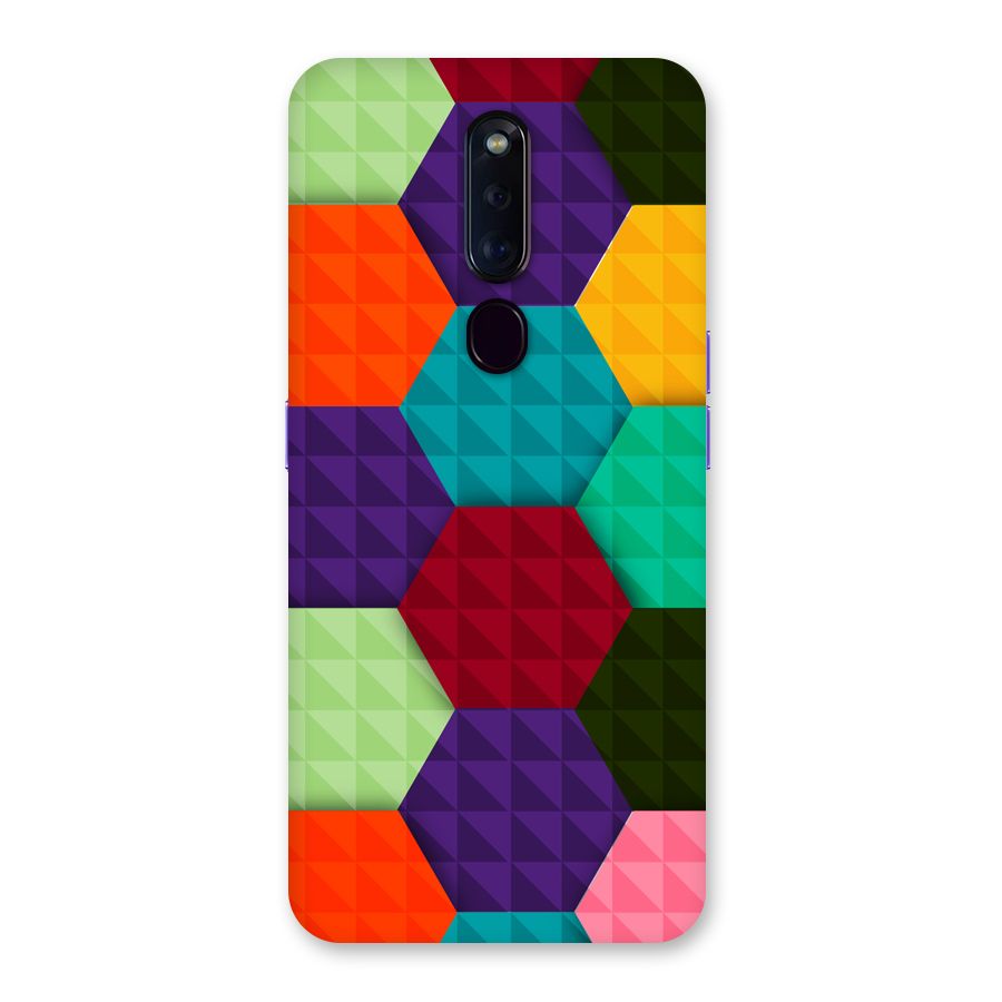 Colourful Abstract Back Case for Oppo F11 Pro