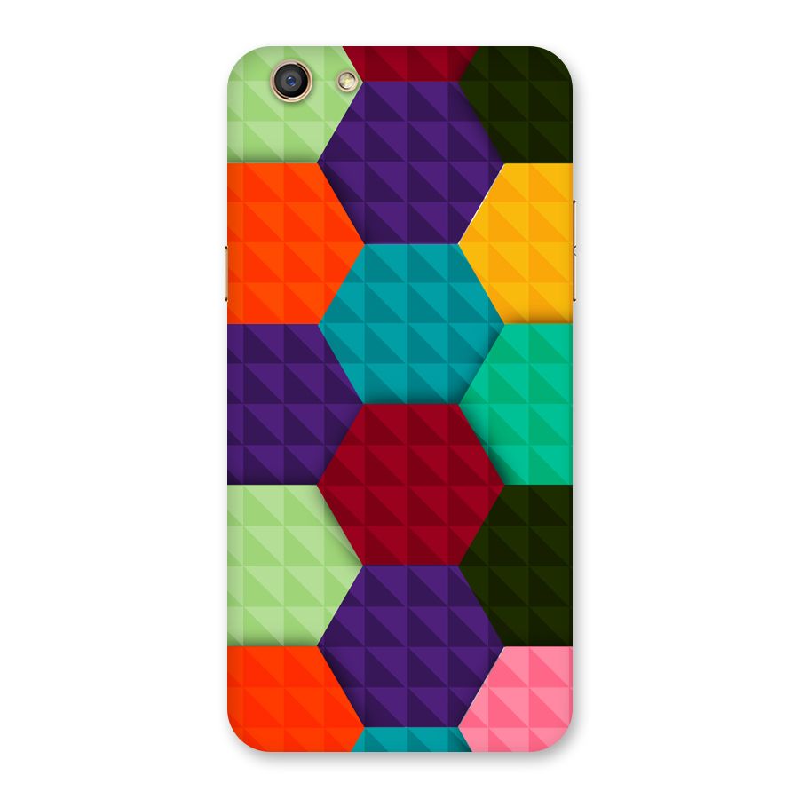 Colourful Abstract Back Case for Oppo F3