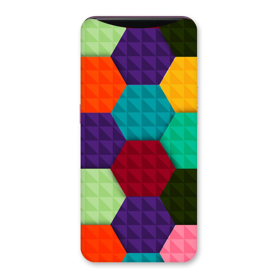 Colourful Abstract Back Case for Oppo Find X