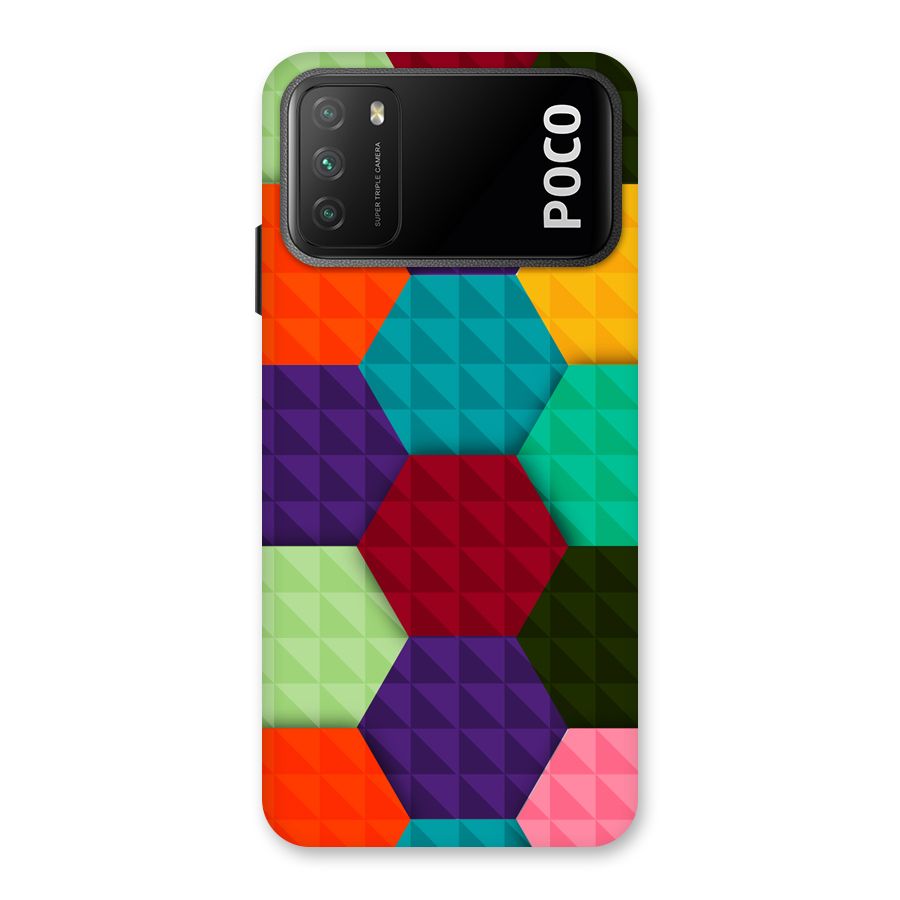Colourful Abstract Back Case for Poco M3