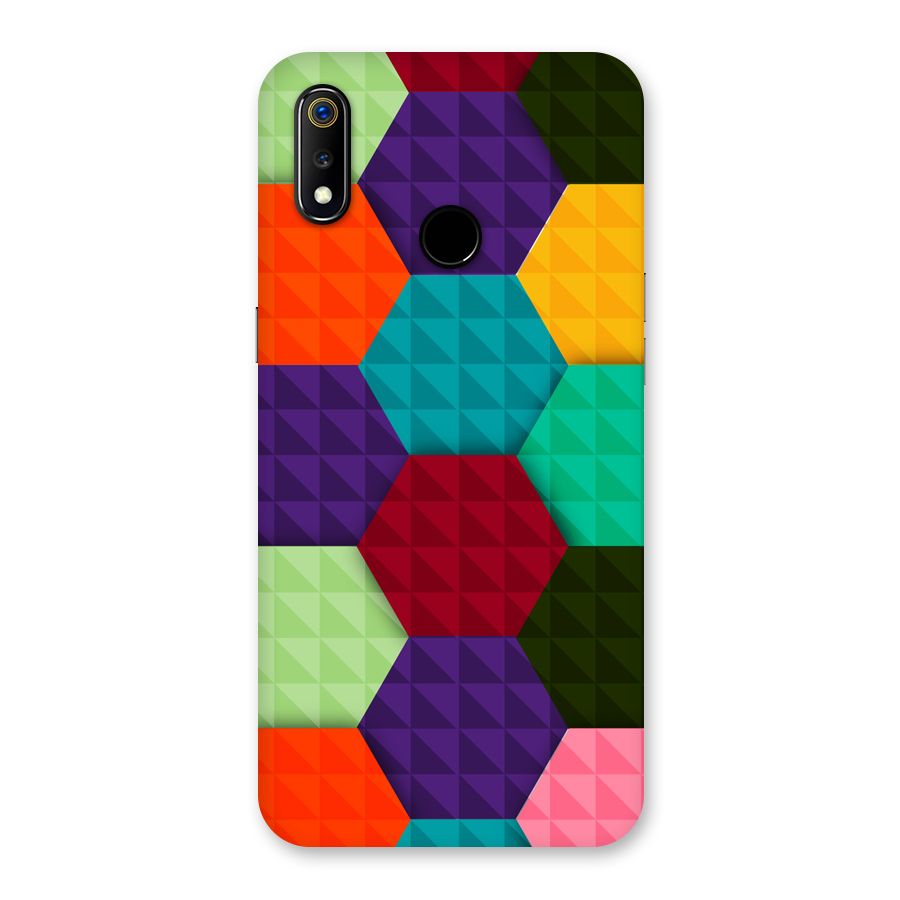 Colourful Abstract Back Case for Realme 3