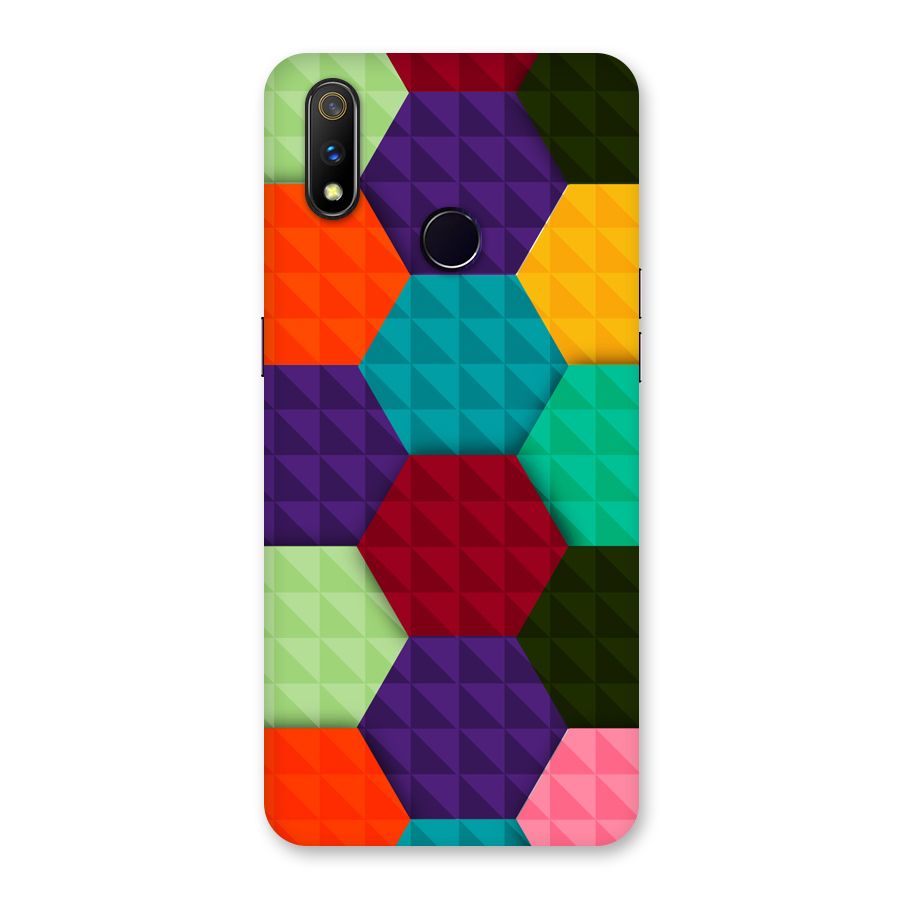 Colourful Abstract Back Case for Realme 3 Pro