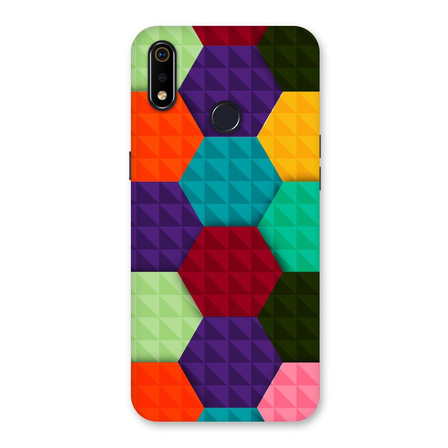 Colourful Abstract Back Case for Realme 3i