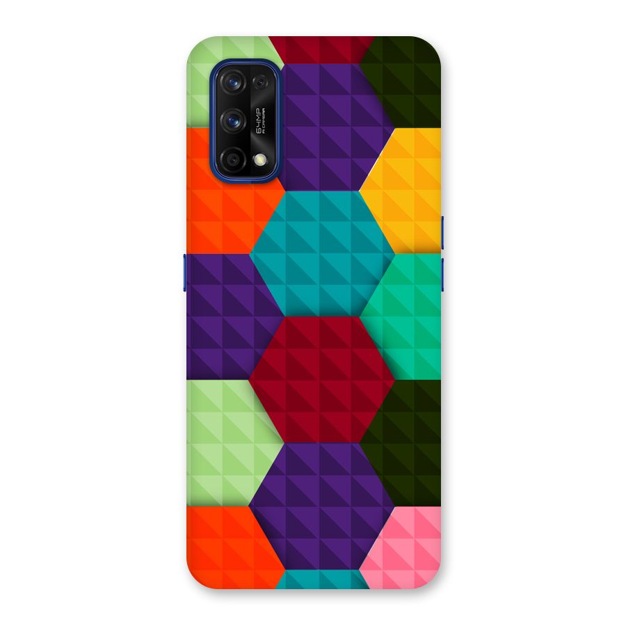 Colourful Abstract Back Case for Realme 7 Pro