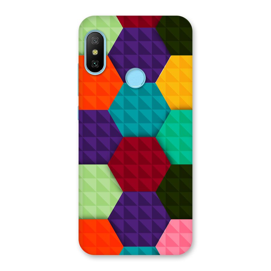Colourful Abstract Back Case for Redmi 6 Pro
