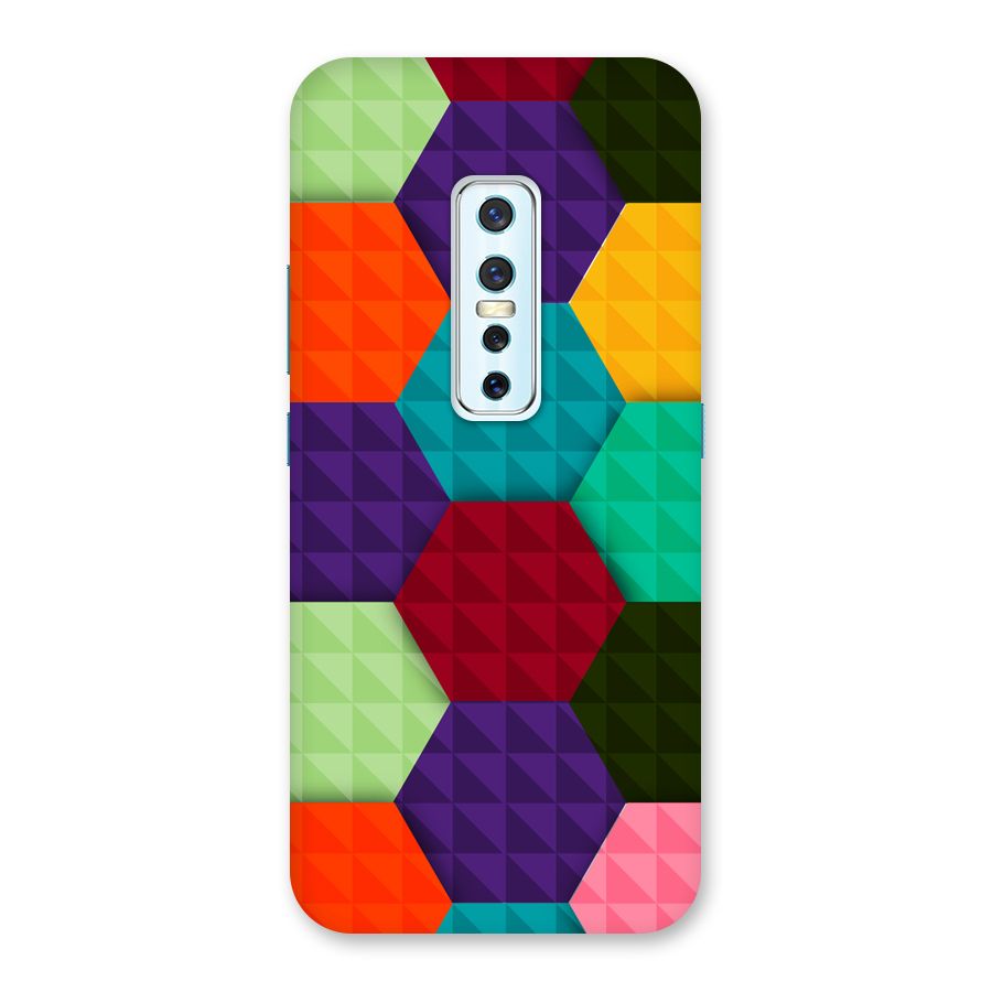 Colourful Abstract Back Case for Vivo V17 Pro
