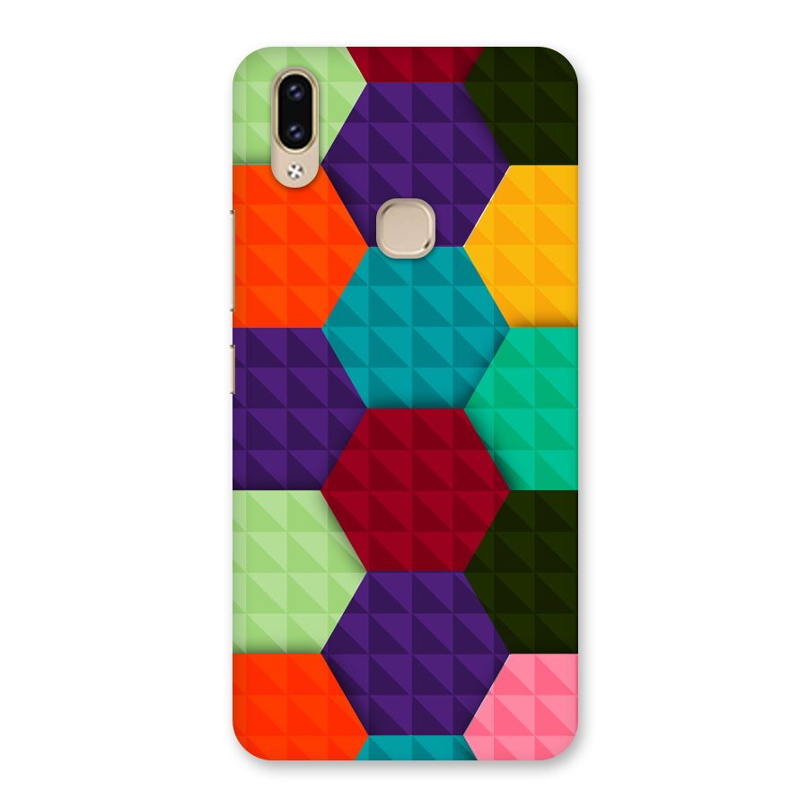 Colourful Abstract Back Case for Vivo V9 Youth