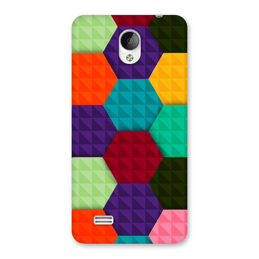 Colourful Abstract Back Case for Vivo Y21
